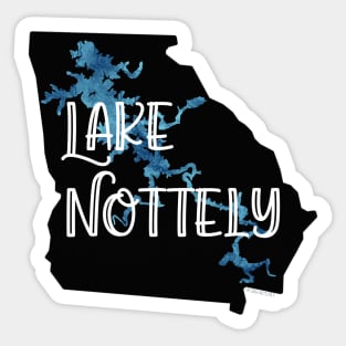 Lake Nottely over Georgia Sticker